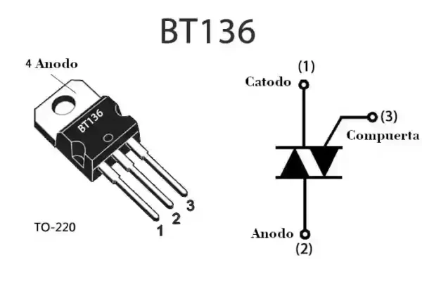 BTA136 triac
