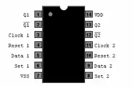 CD4013 Flip-Flop tipo D