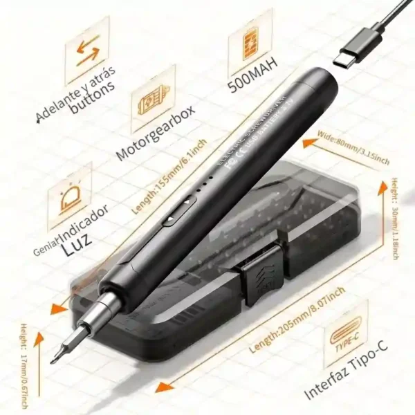 Desatornillador eléctrico inalámbrico Tooko